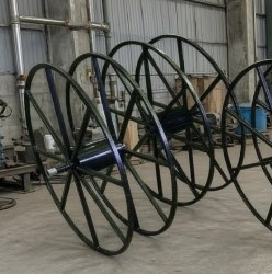 Барабан стальной окрашенный для кабельных лебедок ЛСИ