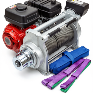 Барабанная ручная лебедка для прокладки кабеля