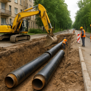 Восстановление старых труб с помощью полимерного чулка